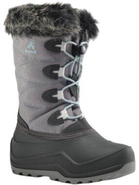 Kamik - Kids Snowangel Boots, size 10 US toddler, color grey.